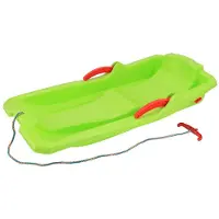 Baby Mix Karol kunststof kinderslee met remmen 80x43cm - Sneeuwslee