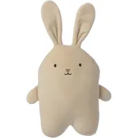 J-Line decoratie Konijn - polyester - beige - small