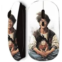 MANIACASE Draadloze muis - - Akira Toriyama Goku - Zwart - Inclusief USB-ontvanger - Kind