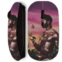 MANIACASE Draadloze Muis - Lil Nas X - Zwart - Ergonomisch - Optisch - USB Nano
