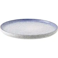 J-Line bord Luna - keramiek - blauw - large