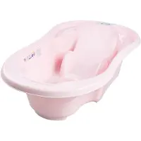 Tega Baby Komfort 2in1 babybad met afvoer lichtroze - Babybadje