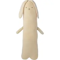 J-Line decoratie Konijn - polyester - beige - large