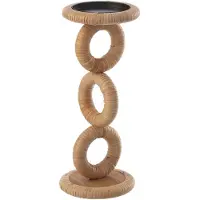 J-Line kaarshouder Ring - hout - naturel - small