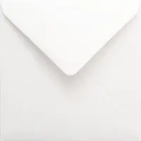 Netuno Gladde witte enveloppen vierkant K4-110 - 110 x 110 mm - 25 stuks - NK natgelijmde - 120 gram - Malmero -