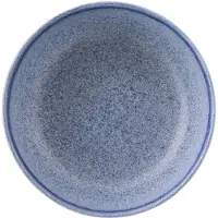 J-Line schaal Luna - keramiek - blauw - medium