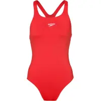 Speedo Endurance+ Medalist Dames Sportbadpak - Kleurvast Badpak Dames - Chloorbestendig Zwempak Dames - Sportbadpak Dames met Medalist-rug - Rood - 44