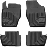 Frogum No.77 Rubberen Automatten Set – Geschikt voor CITROEN C4 I 2004-2010 – 4-delig – TPE Premium Kwaliteit – Hoge Rand 4 cm – Geurloos – Zwart