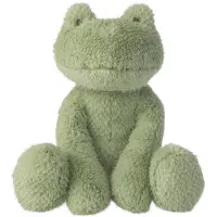J-Line knuffelbeer Kikker - polyester - muntgroen - large