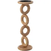 J-Line kaarshouder Ring - hout - naturel - large