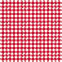 Ambiente Servetten - ruitjes rood/wit - 20x st - 33 x 33 cm - 3-laags - party bbq servetten