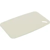 Excellent houseware Snijplank - creme wit - Kunststof - 30 x 20 cm - voor keuken/voedsel