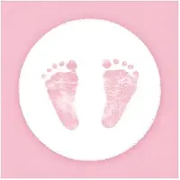 Ambiente Servetten - 20x stuks - roze - babyshower - 33 x 33 cm - papier - meisje geboren