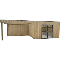 Solid Tuinhuis - Superia Vertico Nazaré - Vuren - Geïmpregneerd - 811,6x304,6x240,5cm