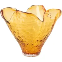 J-Line vaas Onregelmatig - glas - caramel - small