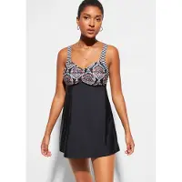 Bonprix Lange tankini met gerecycled polyamide (2-dlg. set) 46