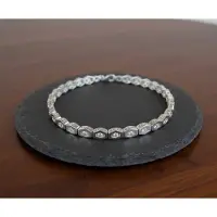 Christian wit gouden schakel armband