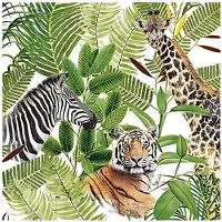 Ambiente Servetten - 20x st - jungle - 33 x 33 cm - papier - safari - feestservetten - lunch servetjess