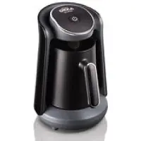 Arzum OKKA Minio Silver - Turkse Koffiemachine - Zwart & Chroom | 4 kopjes | OK004-K - Black & Silver | Turkish Coffee Maker
