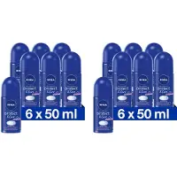 Nivea deoroller Protect & Care 48H - 12 x 50 ml Voordeelverpakking