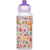 U-grow Pop-up drinkfles Campus - 400 ml - Sluit goed af - Drinkbeker voor kinderen - Food Fest