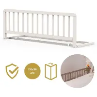 Geuther Houten Bedhekje - Bedrail - Lissi - Veiligheidshekje - 110x38cm - Esthetische kleur - Sand