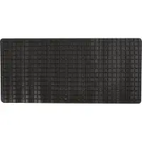 Overig Msv Antislipmat Quadro - Zwart - 36x76cm