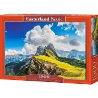 Castorland Majestic Dolomites, Italy – Puzzel – 1500 stukjes – Satijnen afwerking – Perfecte pasvorm – Europese kwaliteit