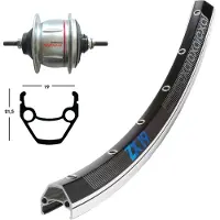 Exal Winora Zx 19 Cont.sh.sg-c60018 Achterwiel Racefiets