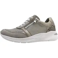 Waldlaufer H-DILANA Damenschuhe Schnürschuhe Sportive Beige Freizeit