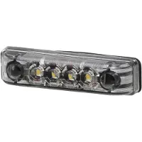 Hella Breedtel.LED 12V wit 4 LEDs kabel 150mm