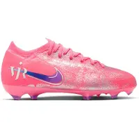 Nike Zoom Mercurial Vapor 16 Vinicius JĆŗnior Pro Gras Voetbalschoenen (FG) Kids Felroze Paars Zilver
