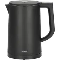 Severin 3483-000 Waterkoker WK 3483, Cool-Touch, zwart, 1,7 liter, 2200 W