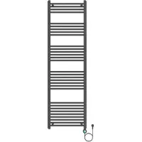 Boss & Wessing Elektrische radiator bws jane 900w 180x55 cm smart wifi mat zwart