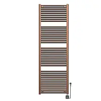 Boss & Wessing Elektrische Radiator BWS Lara 181.7x60 Cm Smart Wifi Geborsteld Brons Koper PVD