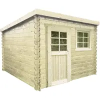 Solid Superia Modern Nevers Tuinhuis - Vuren - Geïmpregneerd - 238x238cm