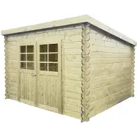 Solid Superia Modern Riom Tuinhuis - Vuren - Geïmpregneerd - 298x238x220cm