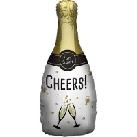 Folat Folieballon Champagnefles 31 x 72 cm