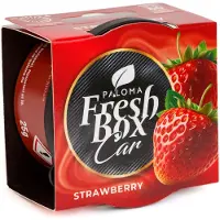Paloma Auto Luchtverfrisser voor Bekerhouder - Fresh box - Aardbei - 25 g 1 Stuks [P20194]