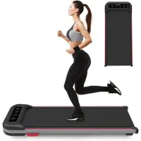 Core Professioneel Walkingpad – Wandelband met Afstandsbediening – Loopband Fitness - Zwart - 122cm x 49cm x 13cm