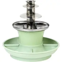Ren Chocoladefontein - Chocolade Fontein - Smeltchocolade voor Fontein - Automatische Uitschakeling - Groen - 23cm x 23cm x 22cm