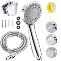 Core Douchekop met Slang en Wandhouder - Douchekop - Douchekop Grohe - Chroom - 22cm x 9cm x 1cm