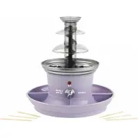 Ren Chocoladefontein - Chocolade Fontein - Smeltchocolade voor Fontein - 500ml - Inclusief 100 Spiesen - Paars - 26cm x 26cm x 28cm