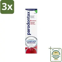 Parodontax 3 x - Tandpasta - Complete Protection - Extra Fresh - 75 ml - Grootverpakking - Gezond Tandvlees - Bloedend Tandvlees - Tandpasta - Tandplak - Frisse Adem