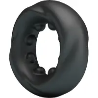 Crazy Bull - Daquez - Super Soft Siliconen ring - Model 4 - Zwart