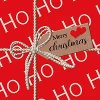 Ambiente Kerst thema servetten - 20x st - rood - 33 x 33 cm - Merry Christmas - lunch/diner