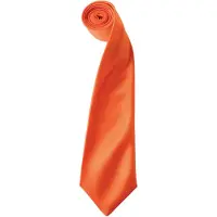 Premier Herensatineband (Smalblad) (Oranje)