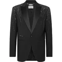 Philipp Plein Blazer Met Één Knoop Slim Fit
