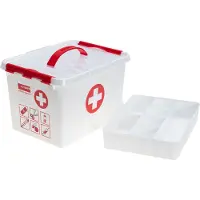 Sunware Q-line First aid box 22L wit wit Kunststof Opberger