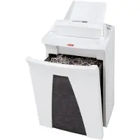 HSM Papiervernietiger met automatische invoer SECURIO AF150, veiligheidsniveau 4, deeltjes 4,5 x 30 mm, 10 vel, wit
